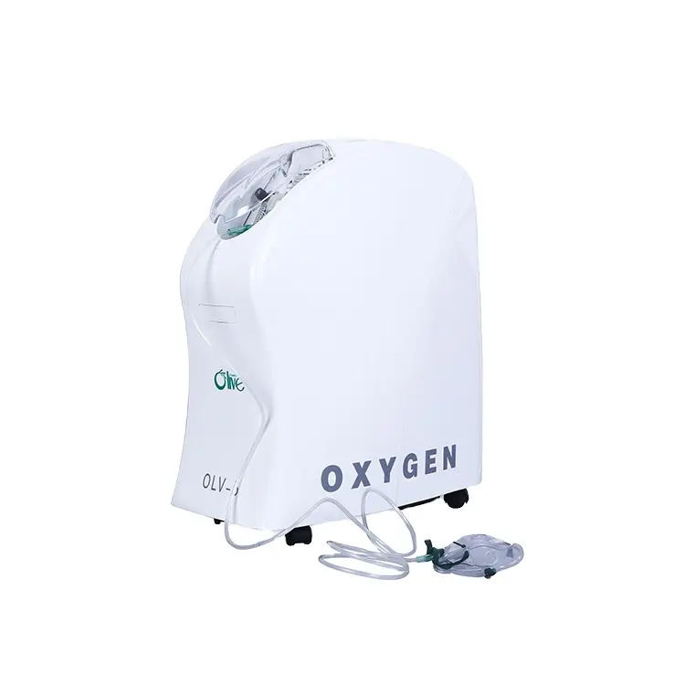 1-5l Adjust Flow 96% High Purity Electric Oxygen Concentrator Machine Oxygen Concerntrator Ce Breathing Apparatus 1 Set Olive
